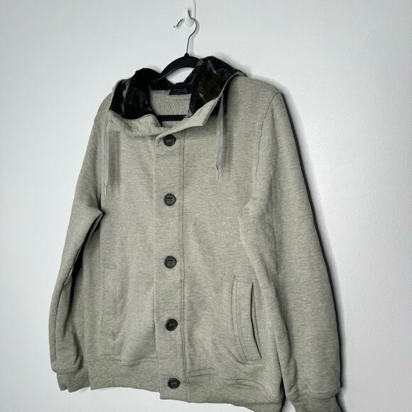 Sophnet gray hooded jacket size large - Picture 3 of 7